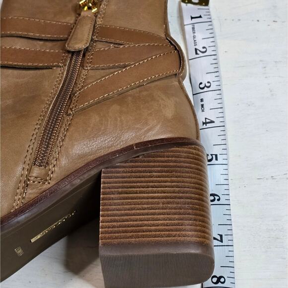 Louise et cie BROWN LEATHER Uzma ALE Booties boots Size 6.5 - Picture 10 of 11